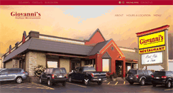 Desktop Screenshot of giovannisrestaurant.ca