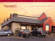 Tablet Screenshot of giovannisrestaurant.ca